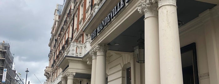 The Mandeville Hotel is one of L'heure du thé.