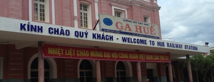 Ga Huế (Hue Railway Station) is one of Hue Public Place I visited.