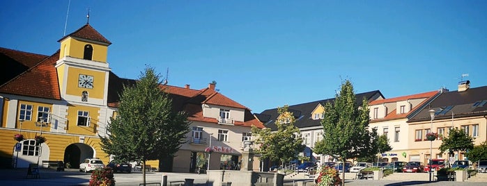 Komenského náměstí is one of Tempat yang Disukai Jan.