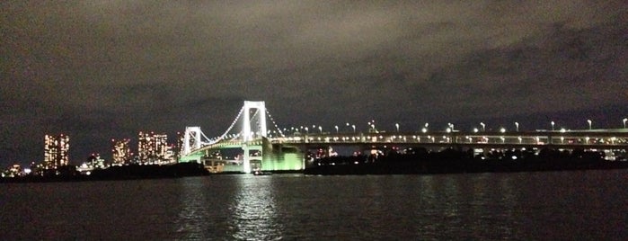 Odaiba Marine Park is one of Nightview of Tokyo +α.