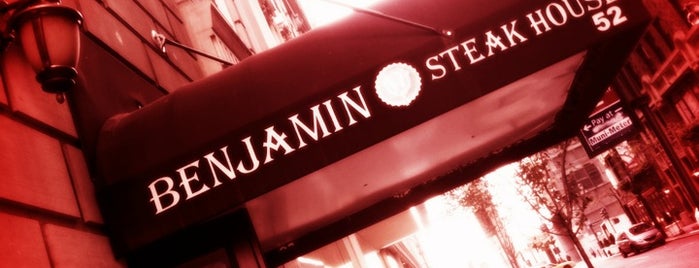 Benjamin Steakhouse is one of Midtown East (R).
