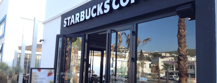 Starbucks is one of Bodrums' populars.