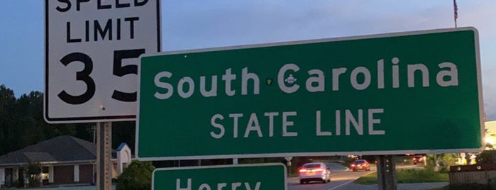 NC/SC State Line is one of state border crossings.
