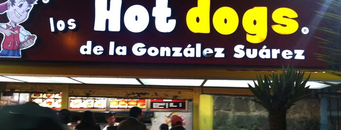 Los Hot Dogs de la Gonzalez Suárez is one of HotDogs Gonzalez Suarez.