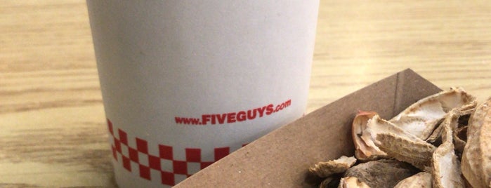 Five Guys is one of I like to eat..