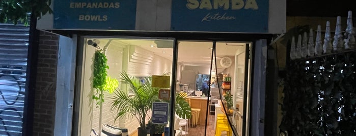 Samba Kitchen & Bar is one of Lizzieさんの保存済みスポット.