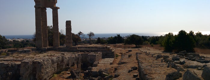 Acropolis of Rhodes is one of Rhodos Greece.