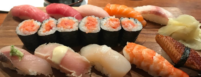 Blue Ribbon Sushi Izakaya is one of The 15 Best Places for Nigiri Sushi in New York City.