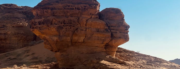 صخرة الوجه is one of Al Ula.