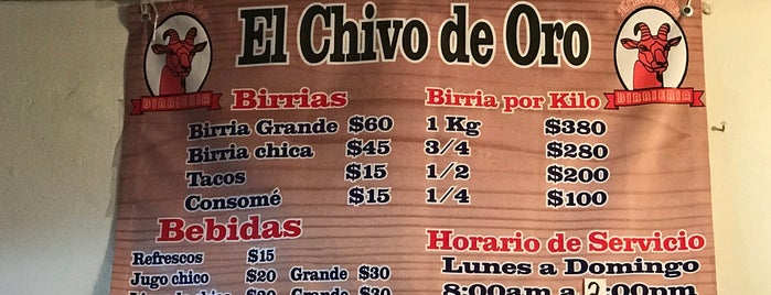 El Chivo De Oro is one of Verácruz-boca tacos.