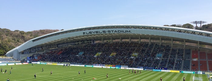 Best Denki Stadium is one of Stadiums.