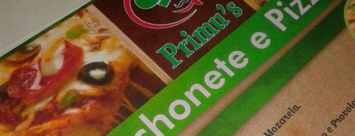 Primu's Lanchonete e Pizzaria is one of meu favorito.