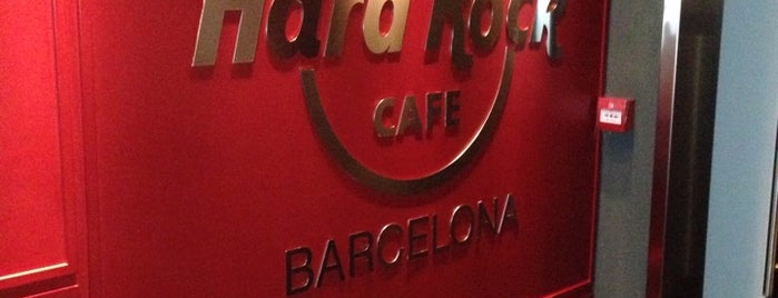 Hard Rock Cafe Barcelona is one of Cafeteria favorita.
