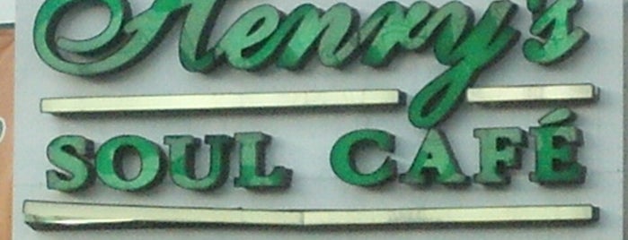 Henry's Soul Cafe is one of สถานที่ที่บันทึกไว้ของ Kimmie.