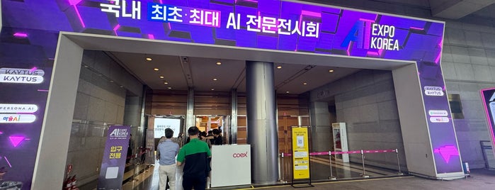 COEX Hall C, D, E is one of 업무영역.