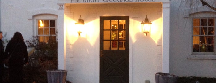 F M Kirby Carriage House is one of Historic New York restaurants.