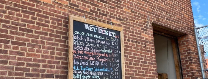 Wet Ticket Brewing is one of Casey’s Liked Places.