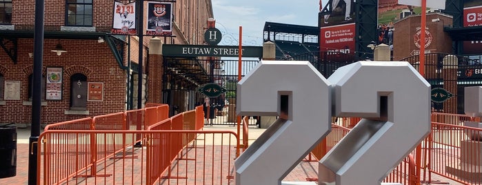 Orioles Legends Statue Court is one of Work.