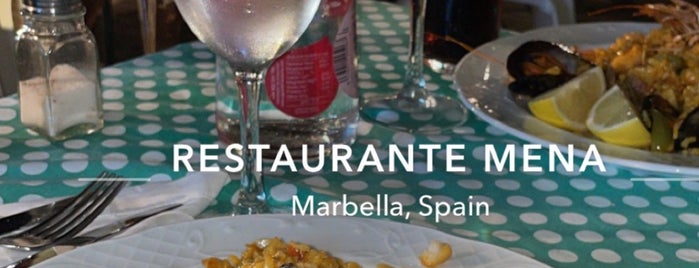 Restaurante Mena is one of Marbella.