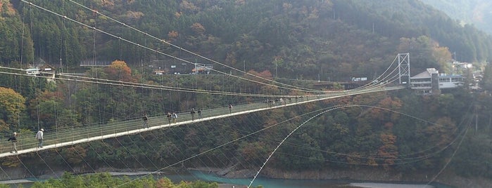 谷瀬橋(谷瀬の吊り橋) is one of beautiful Japan.