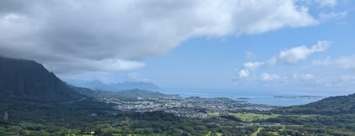 Nuʻuanu Pali Lookout is one of Oahu.