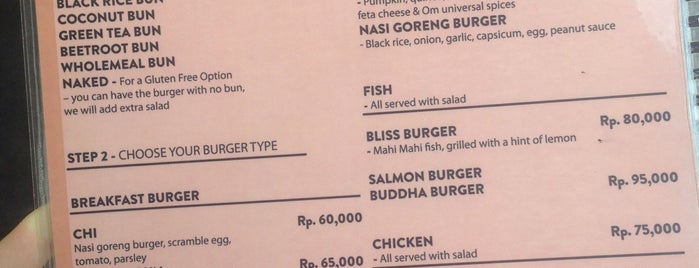 Om Burger is one of Bali.