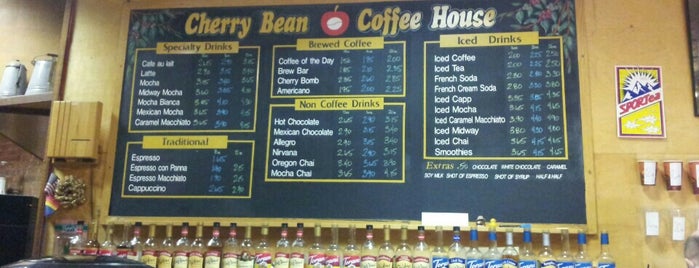 Cherry Bean Gourmet Coffeehouse & Roastery is one of Kimberly 님이 저장한 장소.
