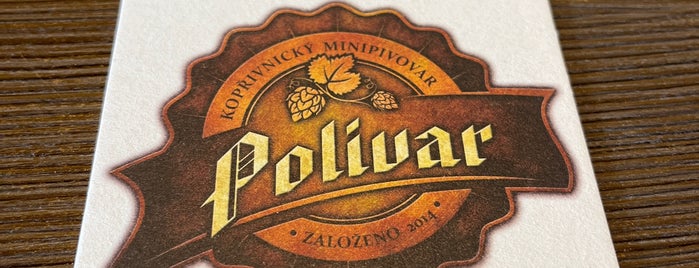 Pivovar Polivar is one of Dobré jídlo - Good food.