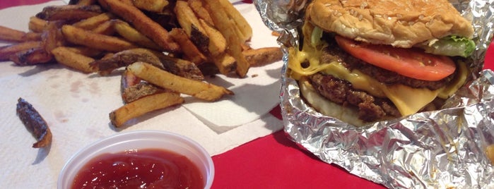 Five Guys is one of The 15 Best Places for Cheeseburgers in Montreal.