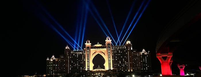 The Palm Fountain is one of Dubai.