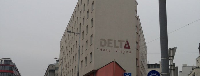 Azimut Vienna Delta Hotel is one of สถานที่ที่บันทึกไว้ของ Alejandra.