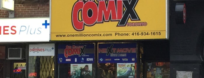 One Million Comix & Next Move Games is one of I Want To Go To There.