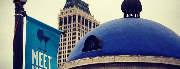 The Blue Dome District is one of Tulsa.