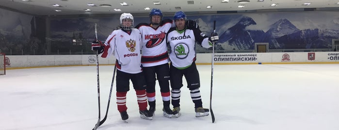 Хоккейная коробка в Олимпийском is one of Dmitry : понравившиеся места.