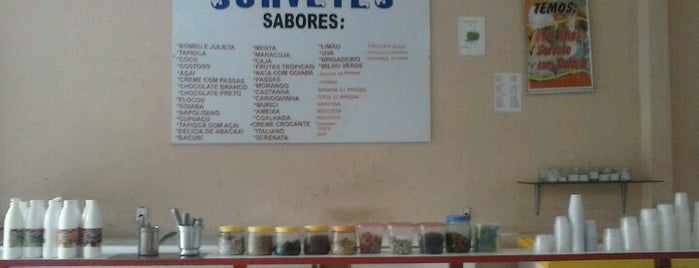 sorveteria maná is one of Lugares.