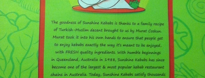 Sunshine Kebabs is one of FOOD FOOD MAKAN MAKAN.