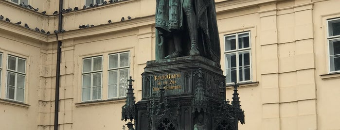 Socha Karla IV | Statue of Charles IV is one of Prague Artwork.