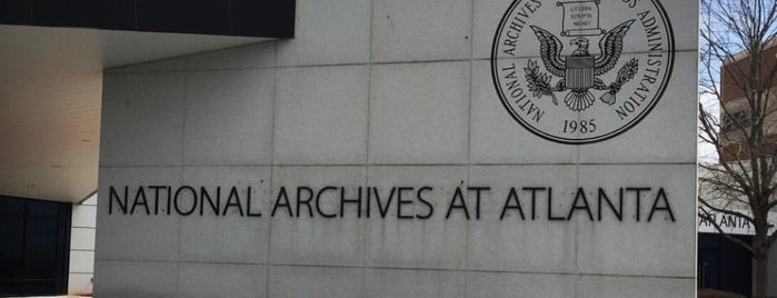 National Archives at Atlanta is one of Things to See.