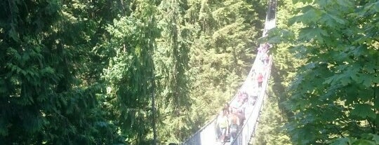 Capilano Suspension Bridge is one of To Eat and Do in Vancouver.