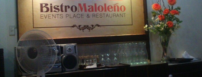 Bistro Maloleño is one of Where to go in Bulacan.