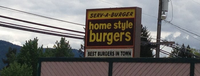 Serv-A-Burger is one of Janice’s Liked Places.