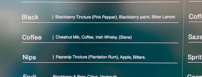 Tincture is one of London Drinks.