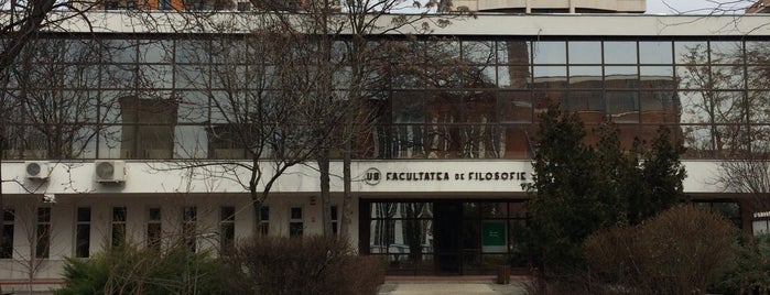 Facultatea de Filosofie is one of Bucharest for students.