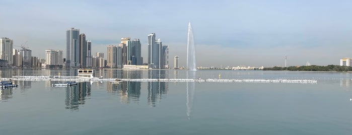 Khalid Lake  بحيرة خالد is one of Al Soor Area.