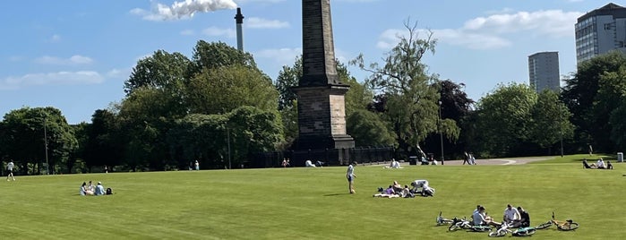 Nelson's Monument On Glasgow Green is one of Skotsko.