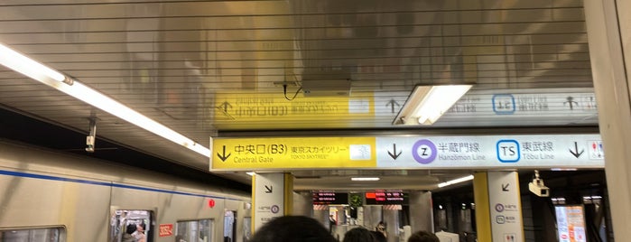 Asakusa Line Oshiage Station (A20) is one of Tokyo - Yokohama train stations.