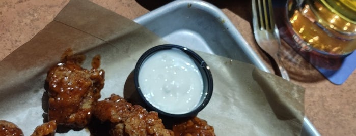 Buffalo Wild Wings is one of my places.