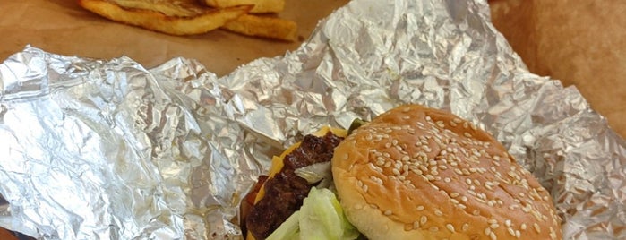 Five Guys is one of #21-40 Places for Road Trip in HITM.