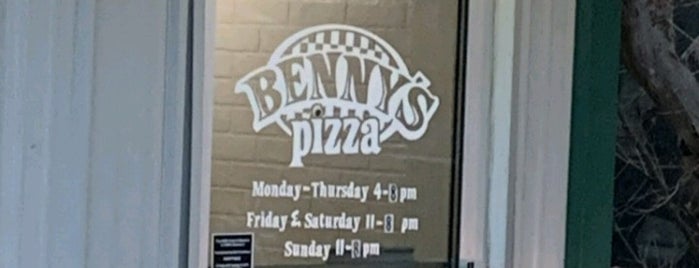 Benny's Pizza is one of Pizza Joints.
