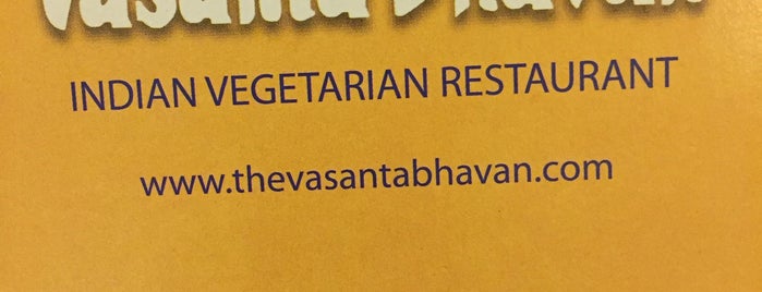 Vasanta Bhavan is one of Indian Restaurants in Dubai.
